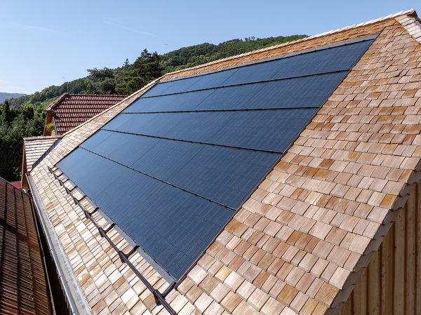 Integrierte PV-Anlage